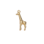Gold Filled Giraffe Charm | Medium