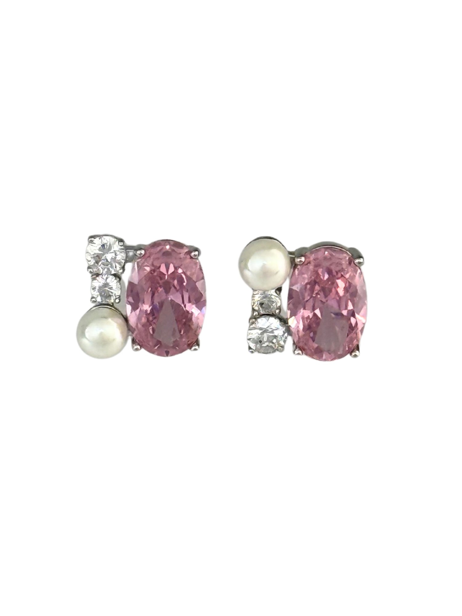 Pink n' Pearl Earrings