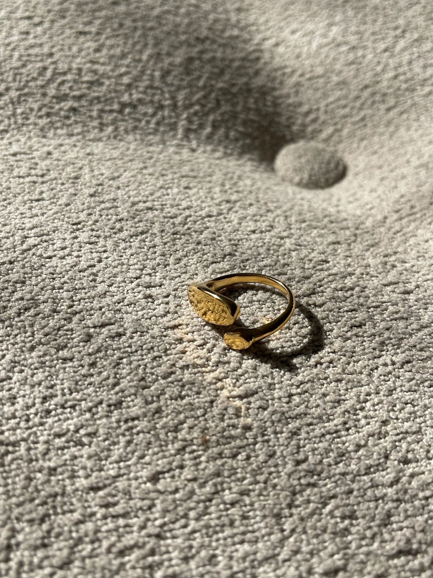Double Signet Ring