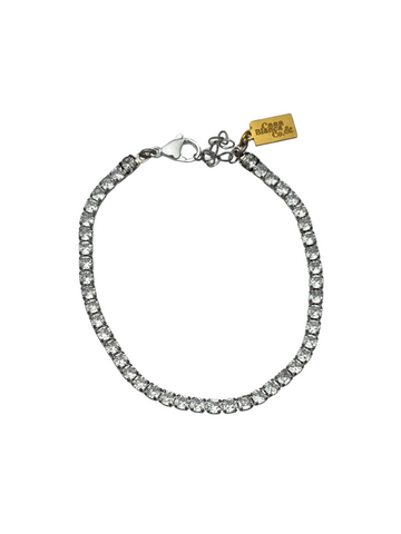 White Tennis Diamond Bracelet