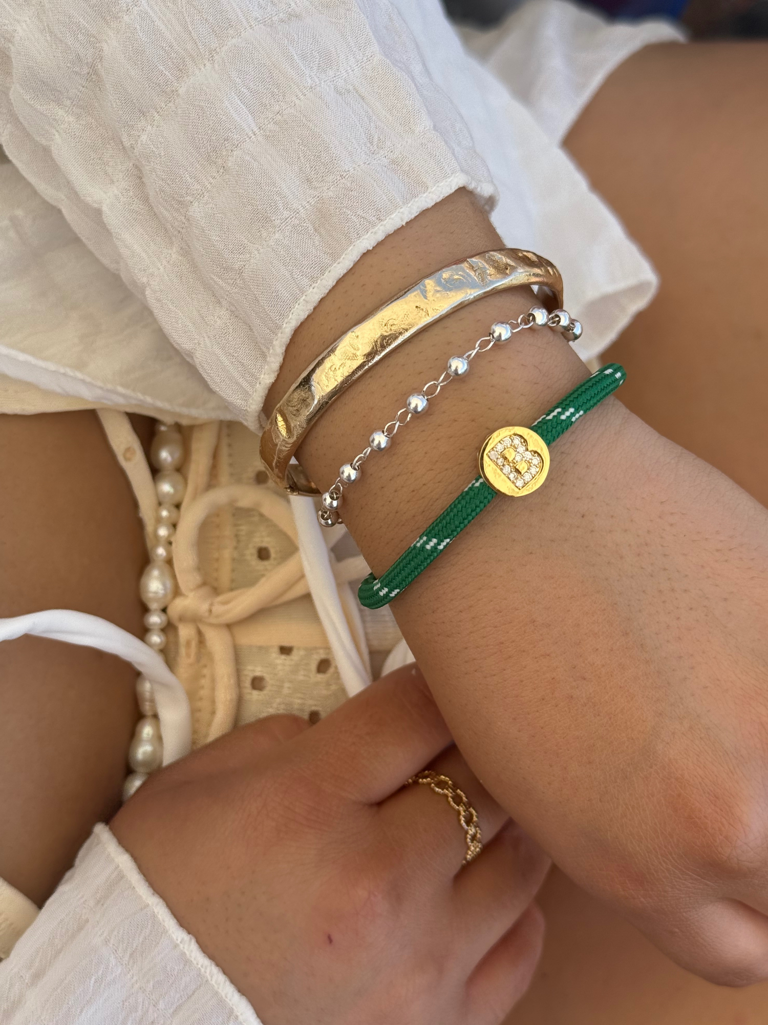 Initial Summer Bracelet