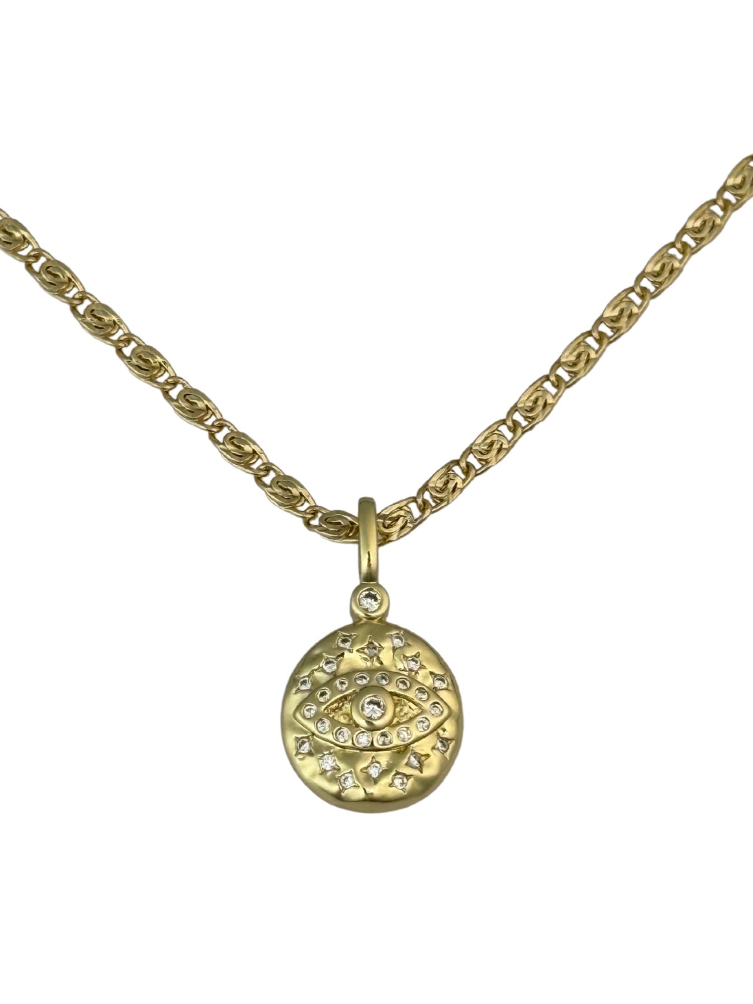 CZ Evil Eye Necklace