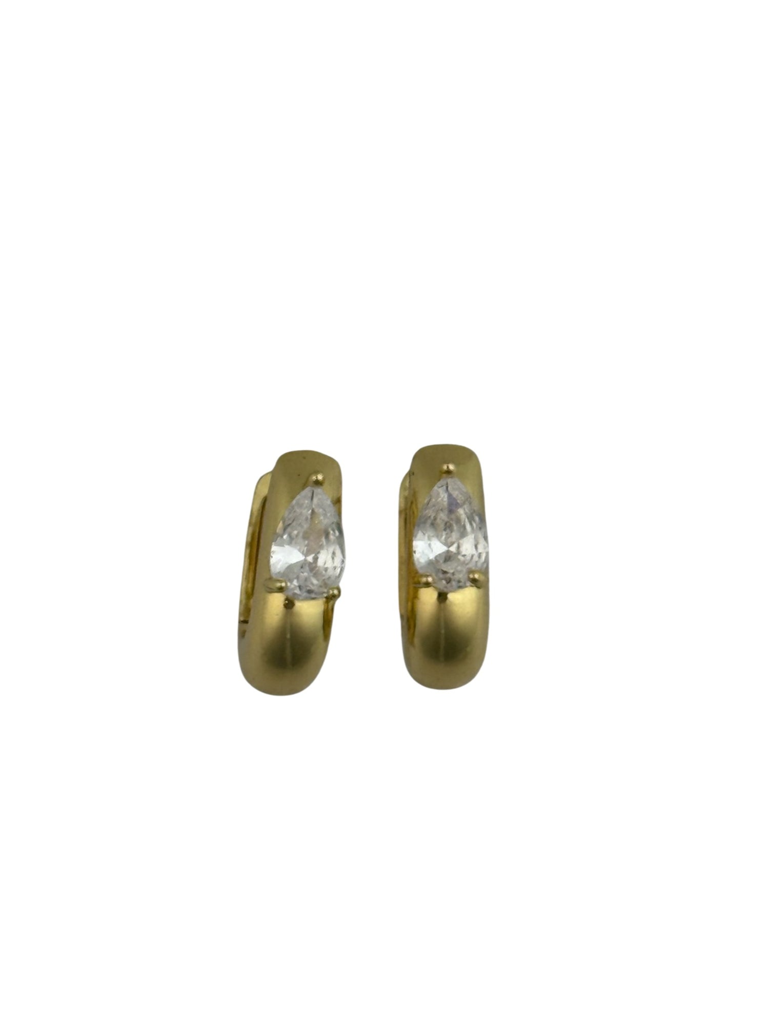 Pear Bloom Hoop Earring