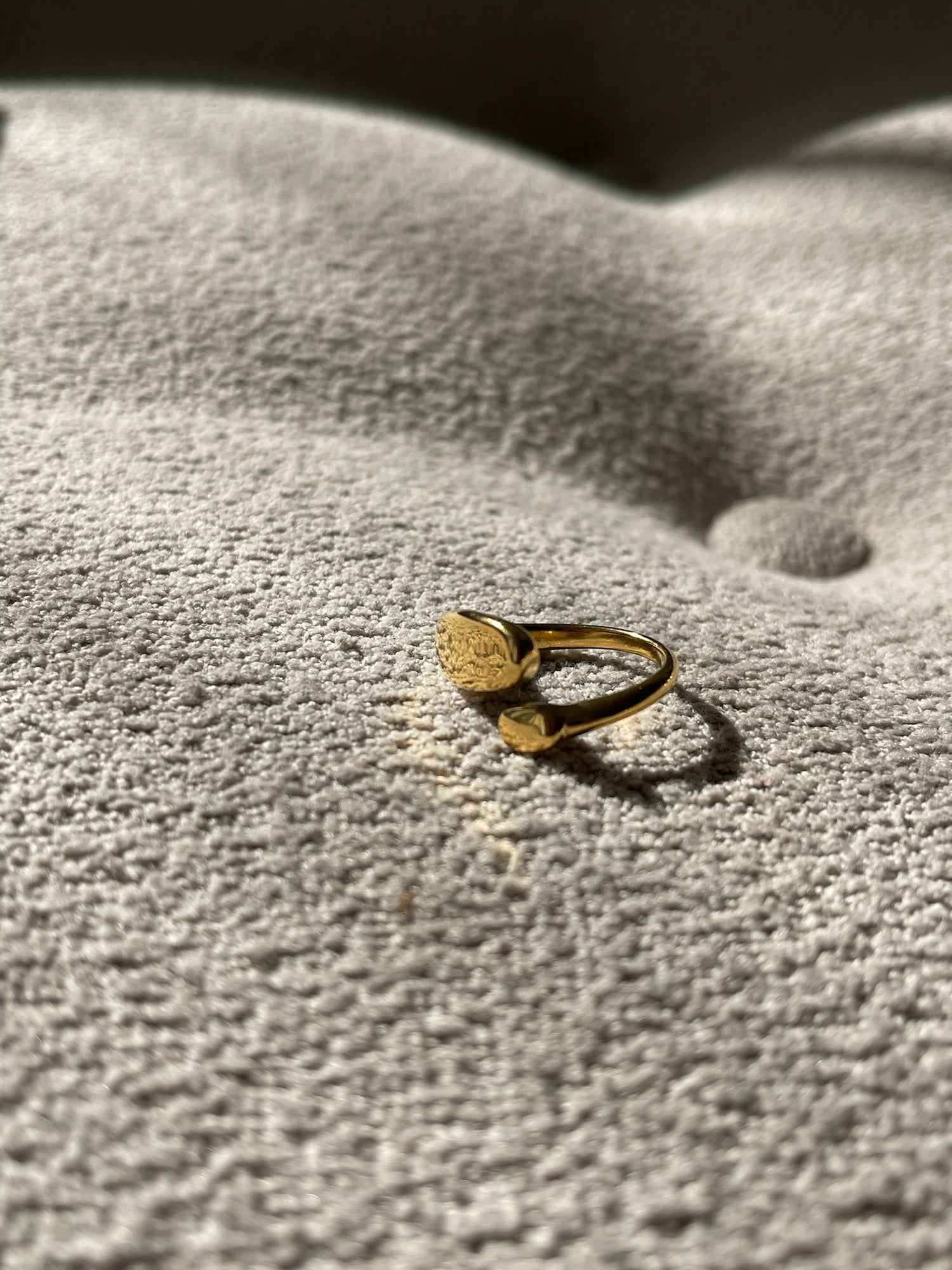 Double Signet Ring
