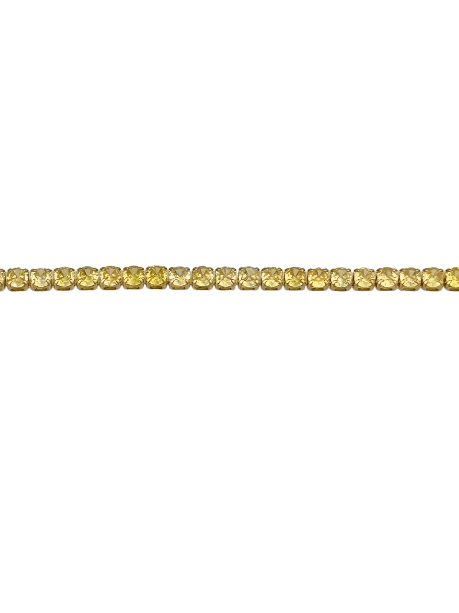 Canary Gold Yellow Tennis Necklace