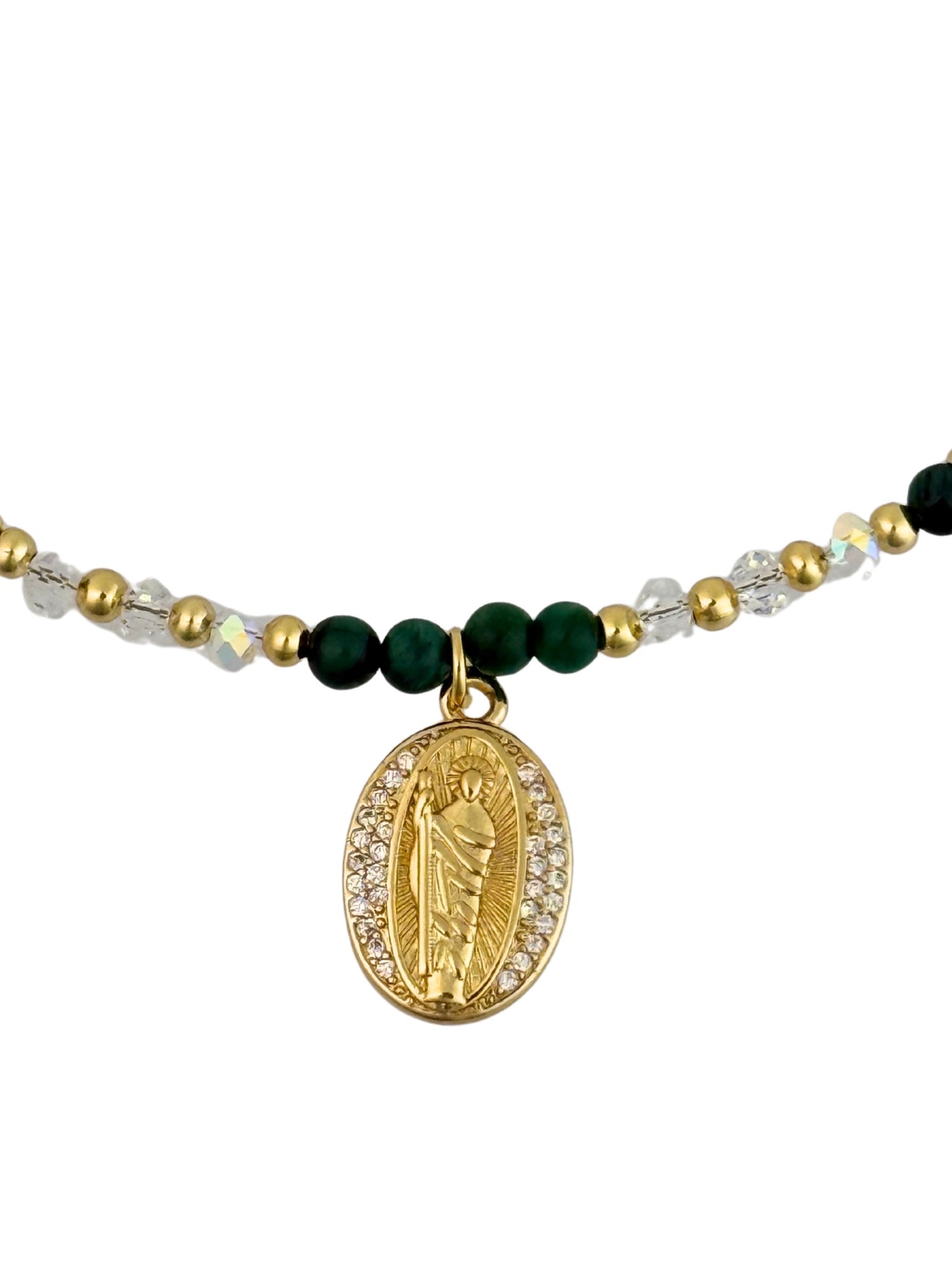 San Judas Beaded Necklace