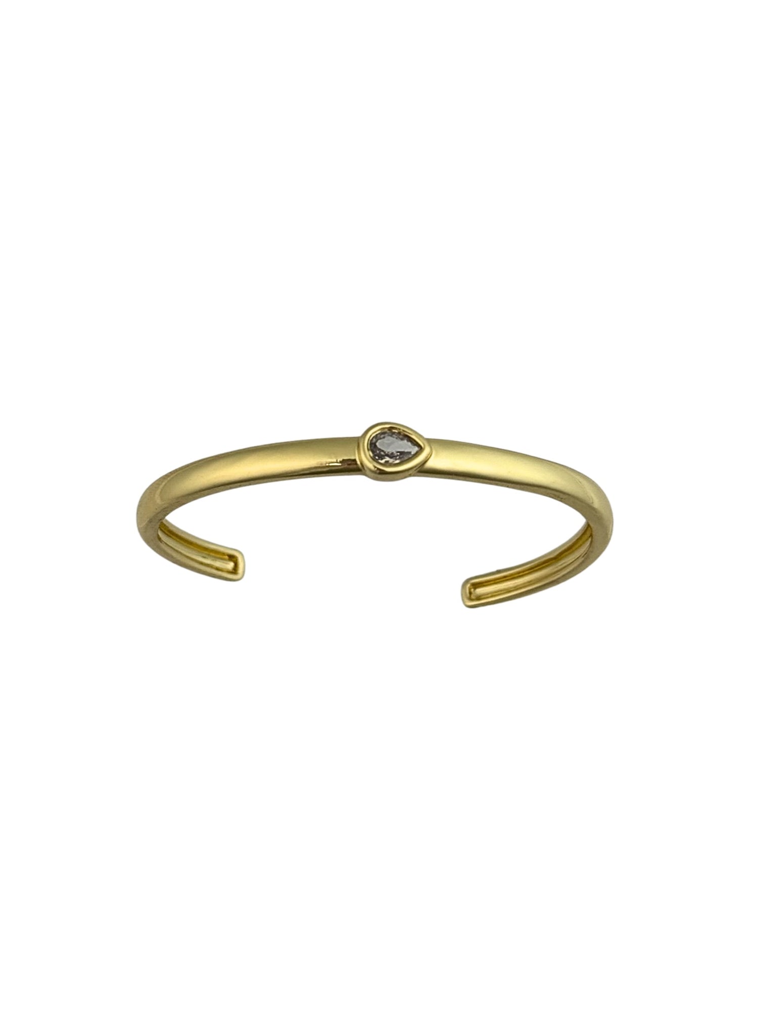Elegant Pear Cuff Bracelet