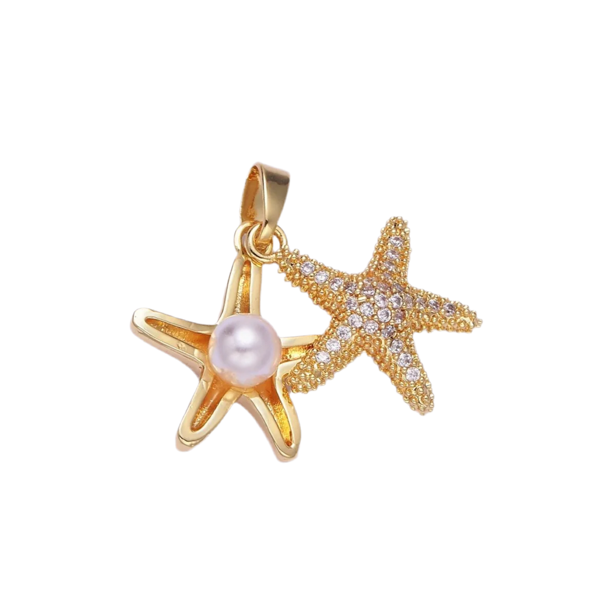 Pearl Starfish Charm