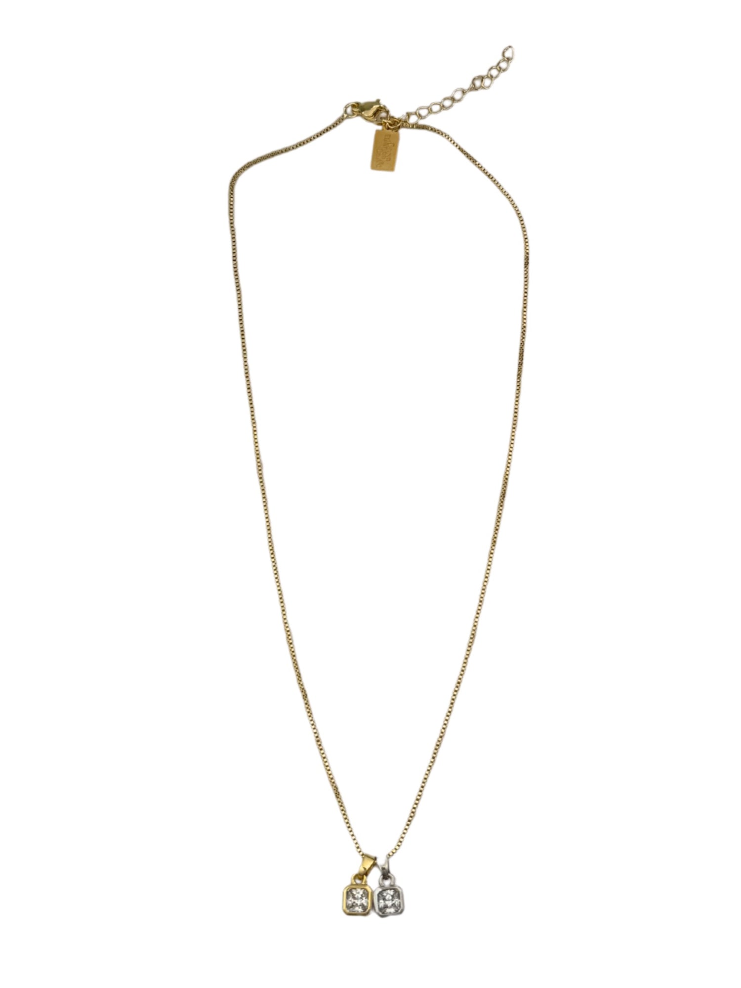 CB Square CZ Necklace