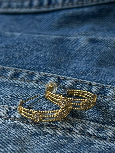Cleaf Hoop Earrings