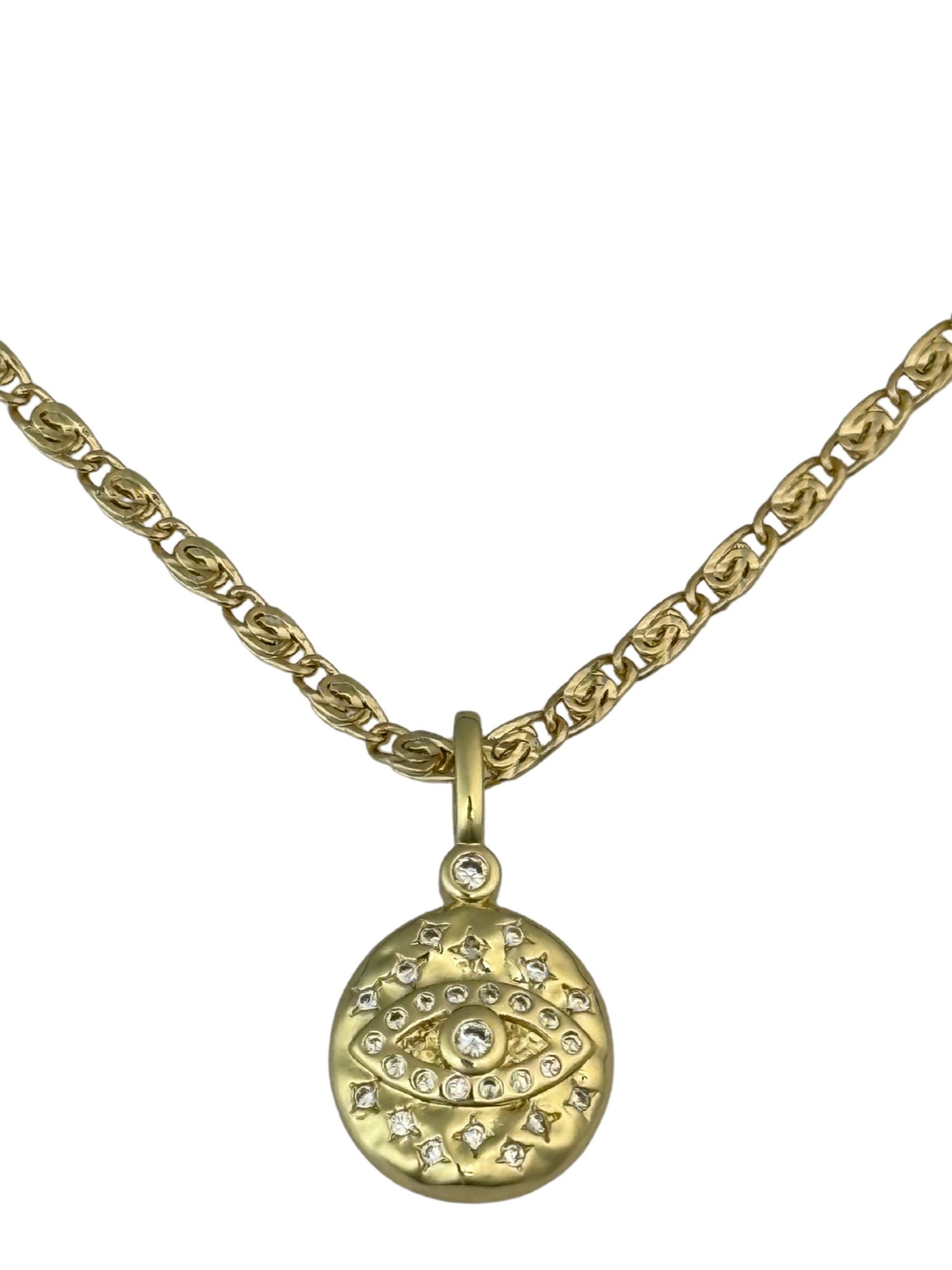 CZ Evil Eye Necklace