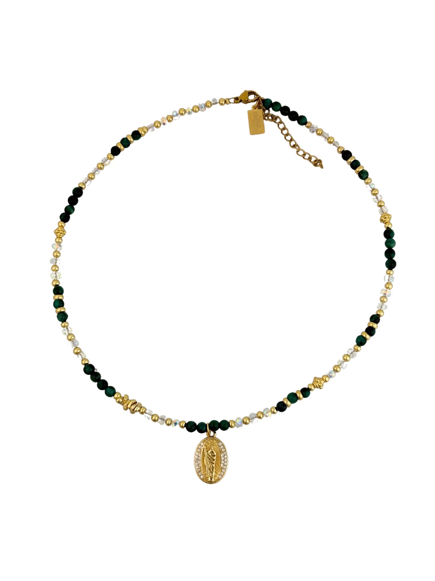 San Judas Beaded Necklace