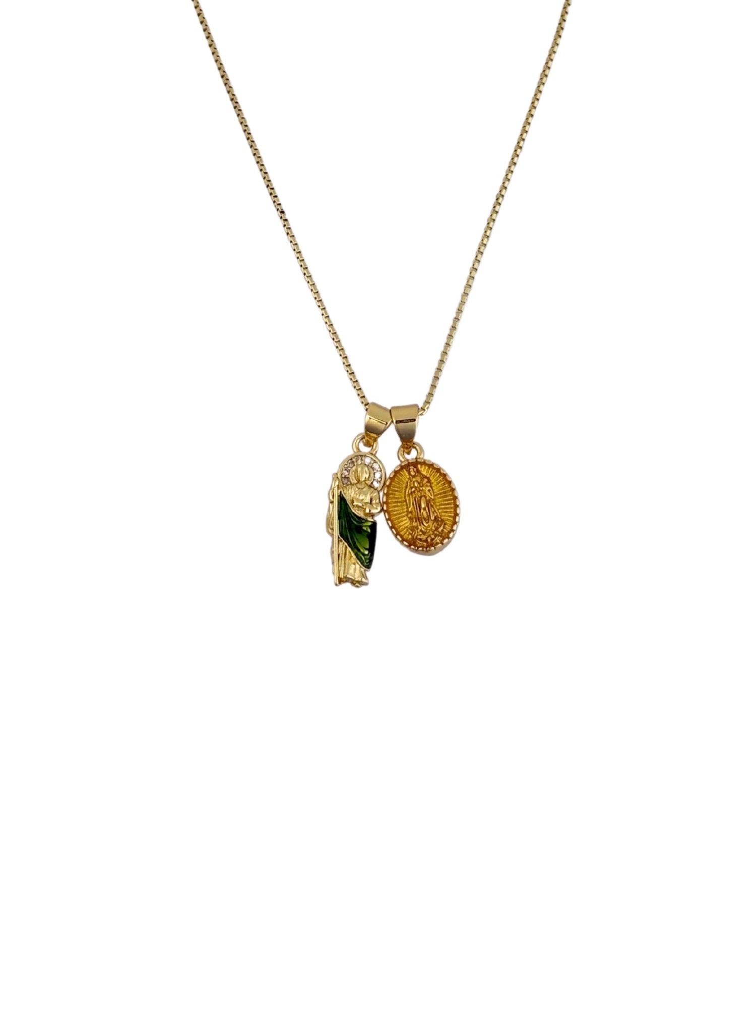 Golden San Judas Necklace