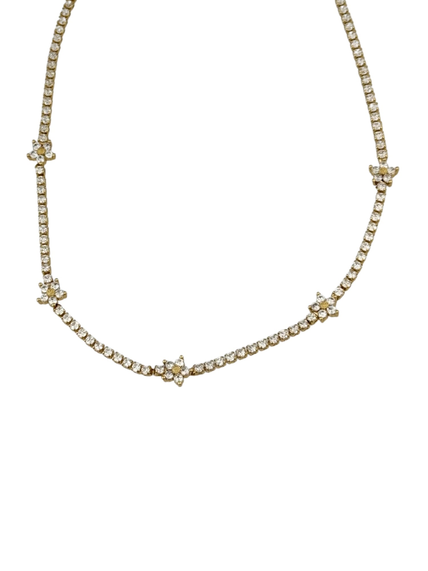 Daisy CZ Necklace