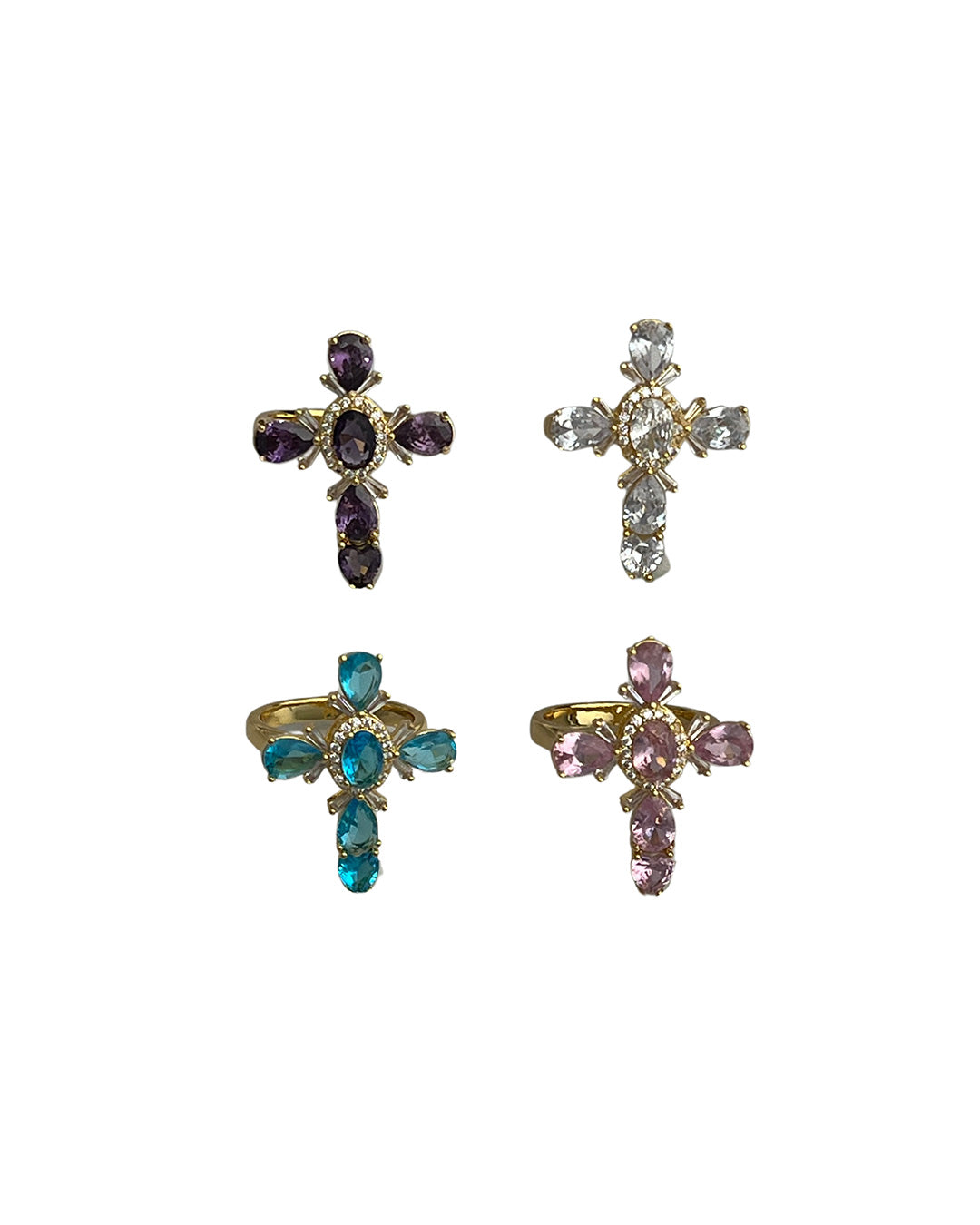 Aura Cross Ring