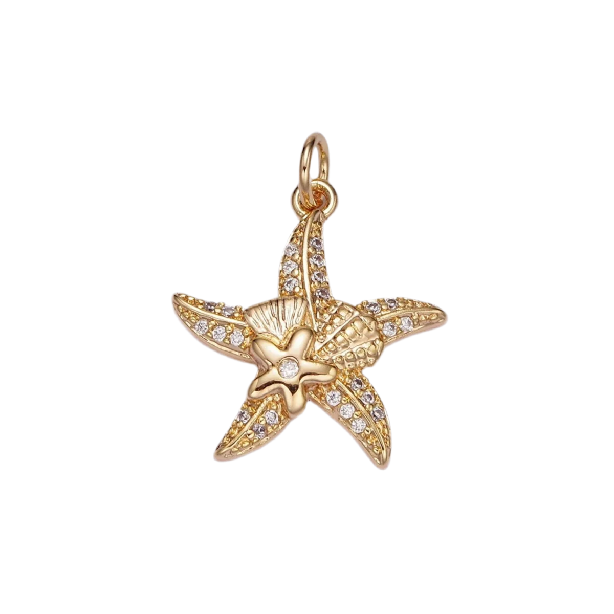 Starfish Shell Charm