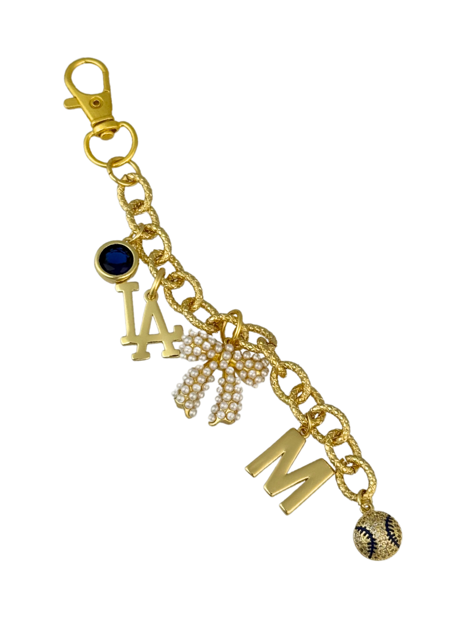 La Baseball Bag Charm