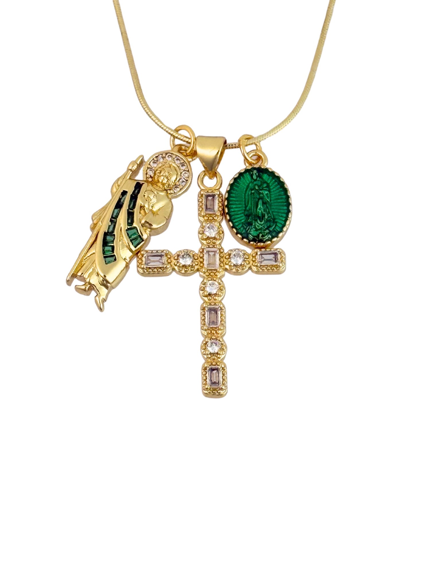 San Judas Charm Necklace