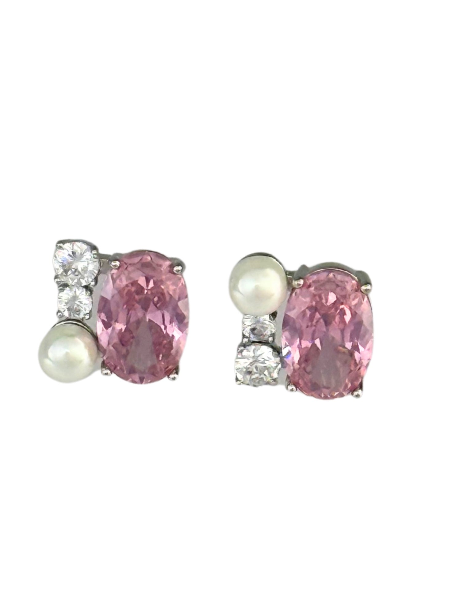 Pink n' Pearl Earrings