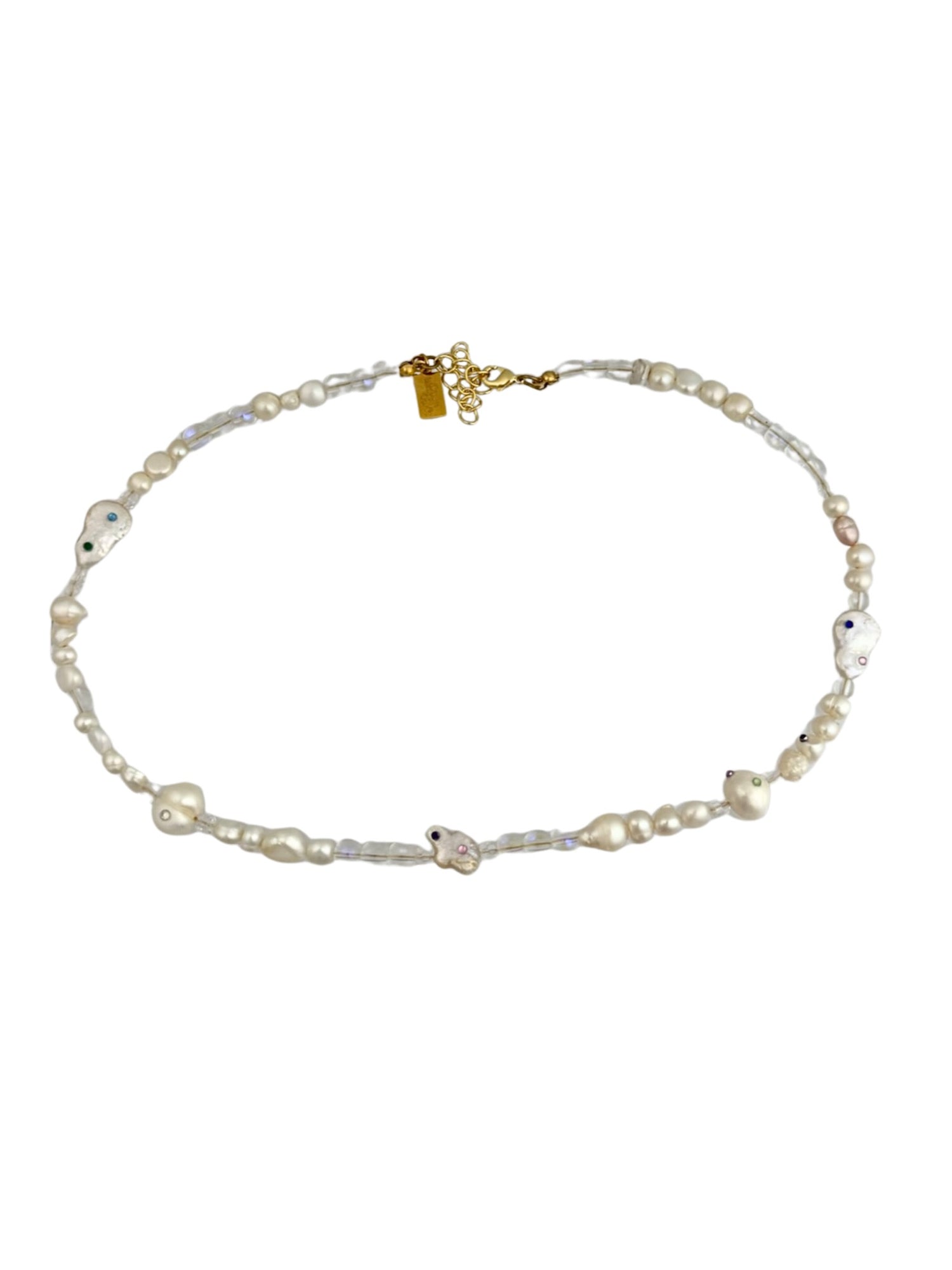 Bubbles CB Pearl Necklace