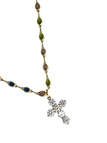 Manzanillo Cross Necklace