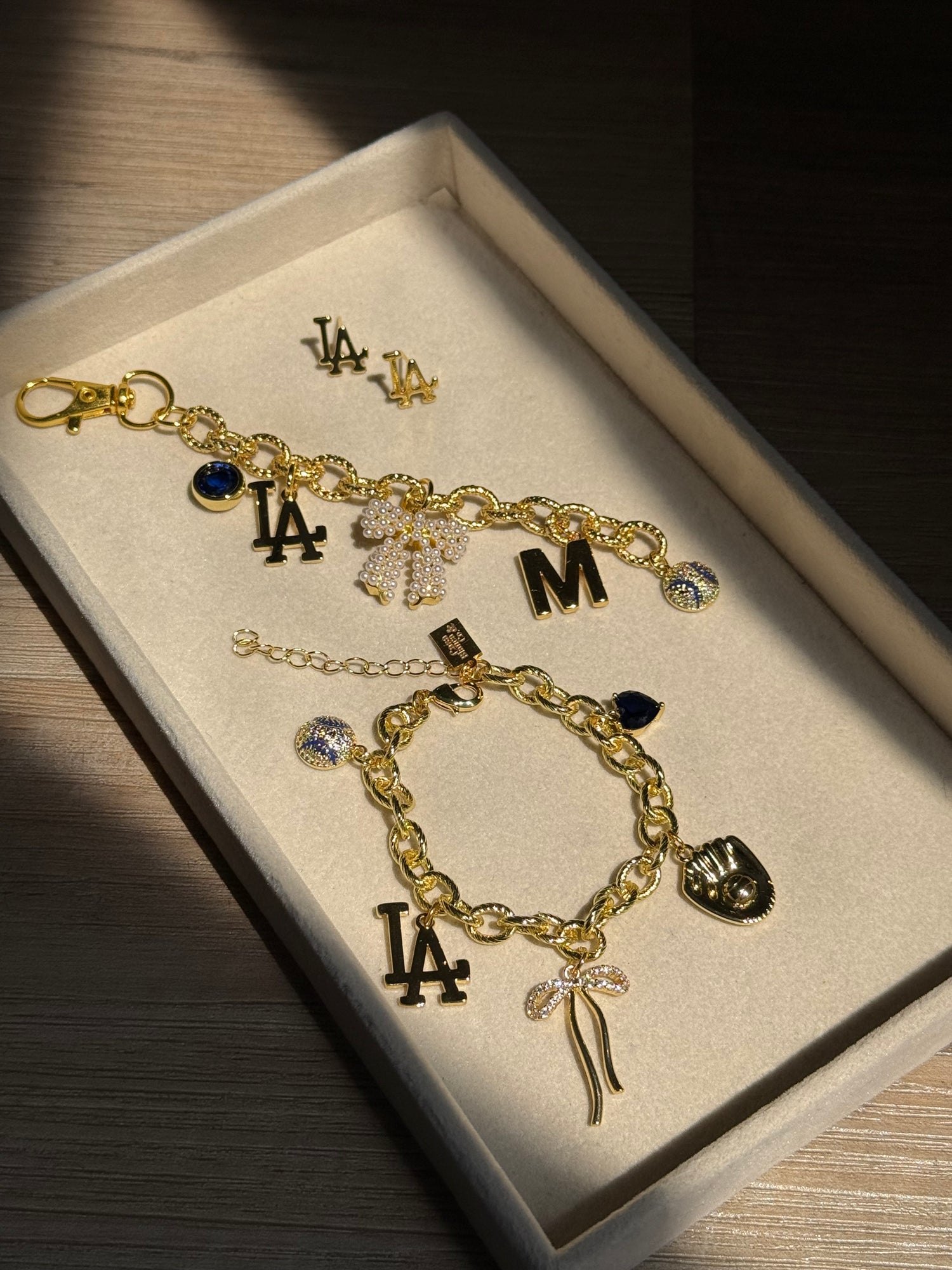 La Baseball Bag Charm