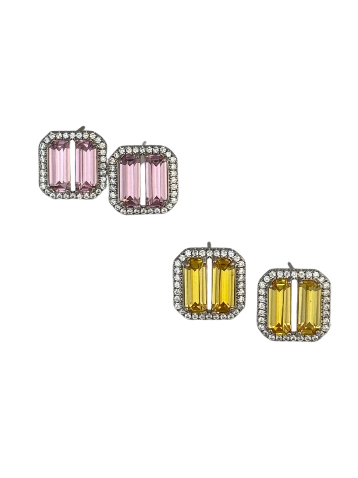 Baguette CZ Earrings