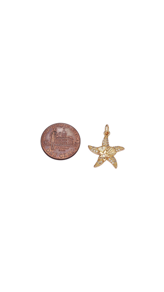 Starfish Shell Charm