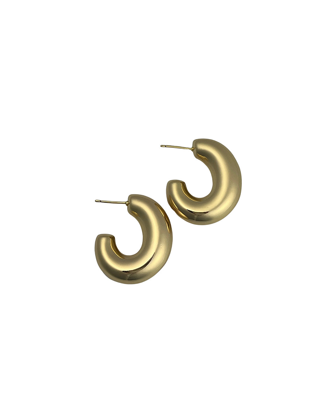 Nanis Gold Hoops Earrings