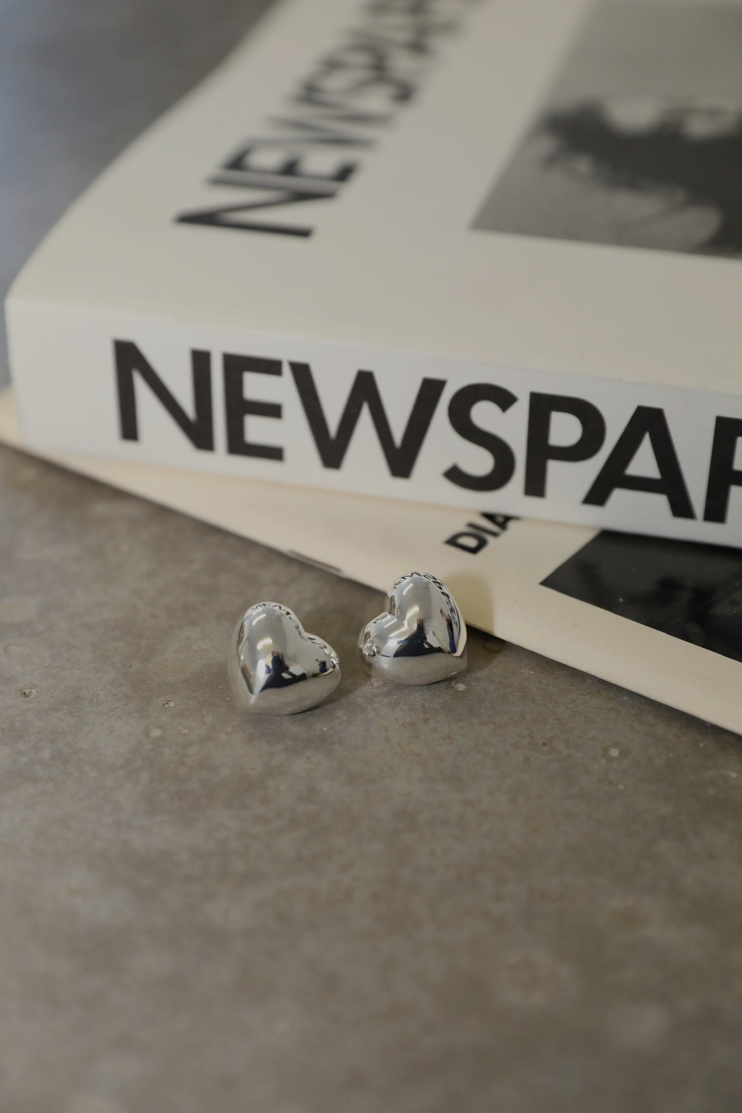 Sagittarius Silver Heart Earrings